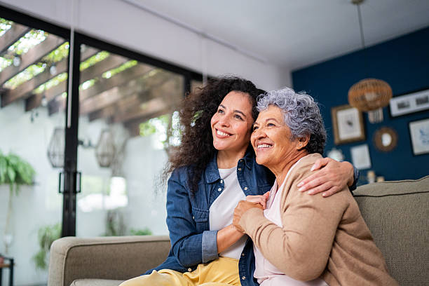 istock Mother and daughter at home 2244004218
