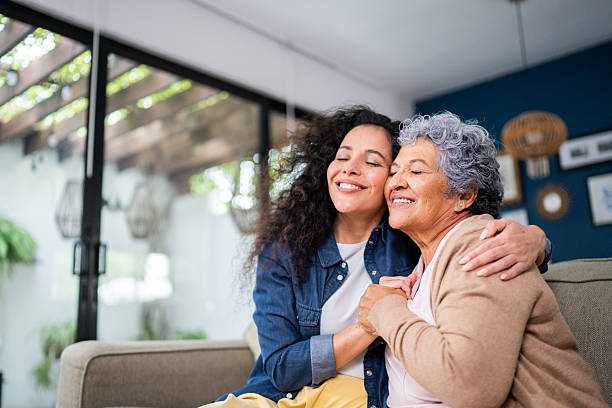 istock Mother and daughter at home 2244004220