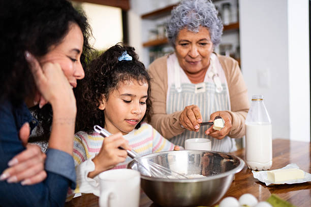 istock Family cooking at home 2244004474