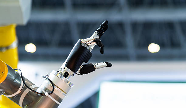 istock Robot hand showing OK sign 2244006354