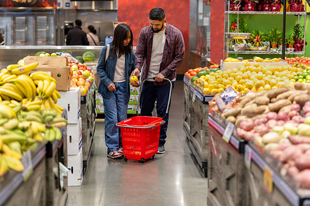 istock Father and Daughter Grocery Shoppping 2244010823