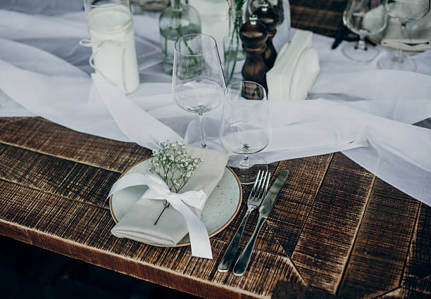 istock oho style outdoor banquet table with rustic wooden decor 2244017402