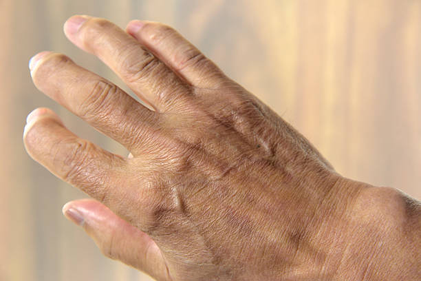 istock Close-up of an old man's hand 2244031015