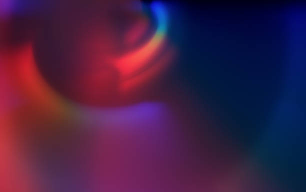 istock Semi Blurred Colorful Swirl Shiny Gradient Background 2244045322