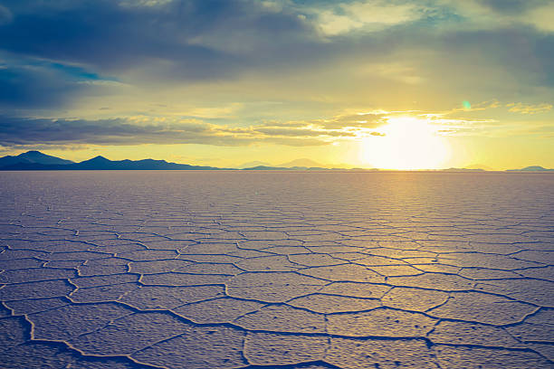 istock Sunset at the Uyuni Salt Flats 2244047958