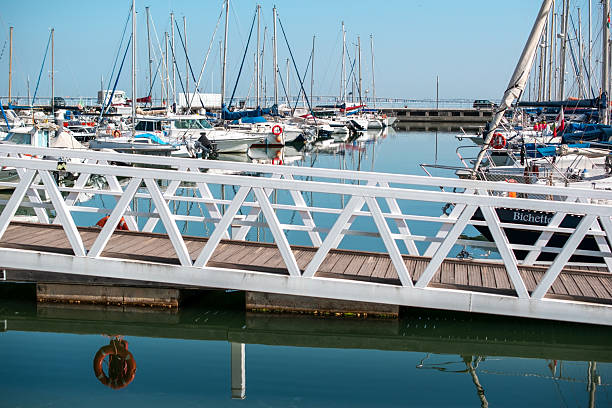 Marina with yachts and boats, Lisbon, Portugal, September 10, 2025