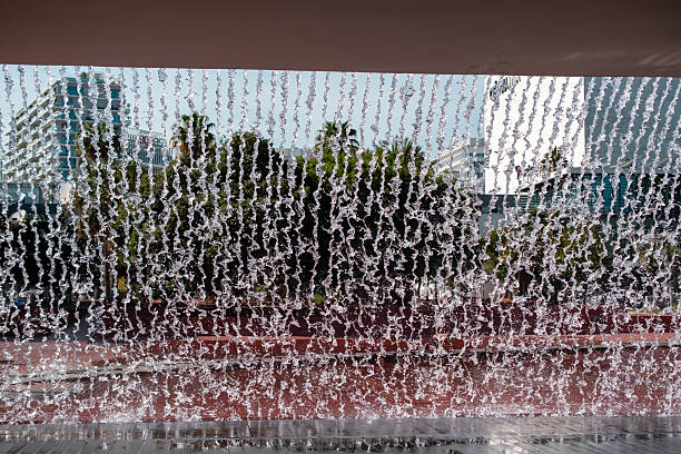 Water fountain in Lisbon, Portugal, September 10, 2025