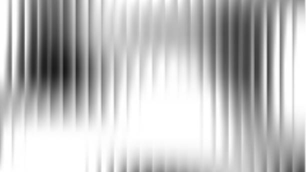 istock Ribbed glass background with refraction effect. Reeded glass with black and white gradient. Abstract vector background 2244059387