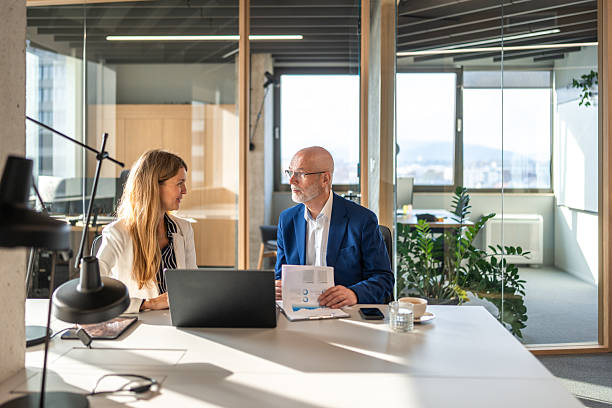 istock Senior Businessman and Colleague Planning Strategy 2244061396
