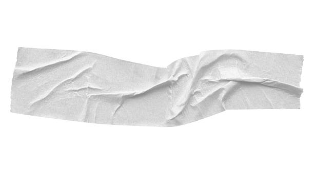 istock White adhesive paper tape isolated on white background 2244065418