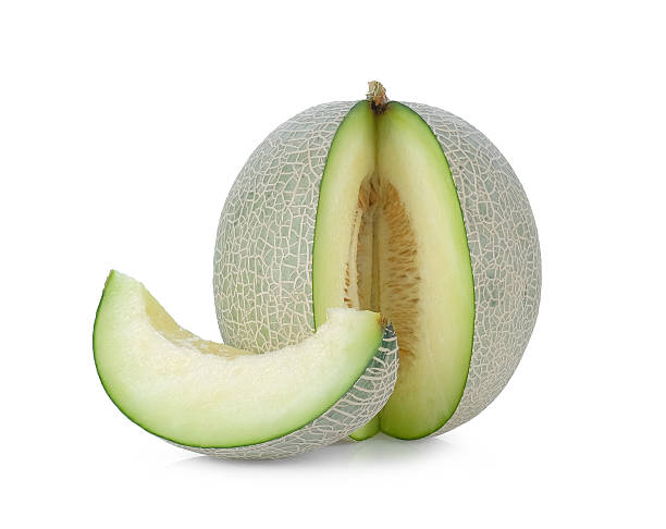 istock green cantaloupe or melon isolated isolated on white background 2244066462