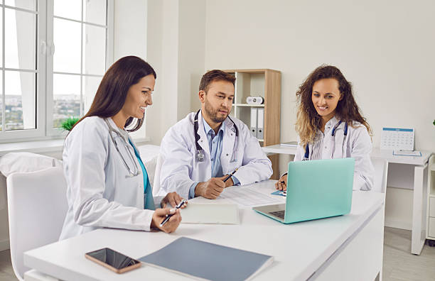 istock Medical Team Collaboration at Hospital Office 2244082726
