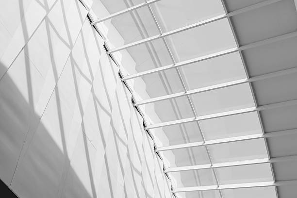 istock Interior of modern architecture design, light and shadow, Contemporary art form pattern design 2244092118