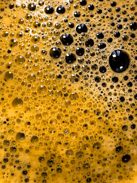 istock Coffee foam extreme close-up texture background 2244104649