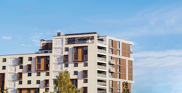 istock Modern Residential Apartment Building Complex Condo 2244106762