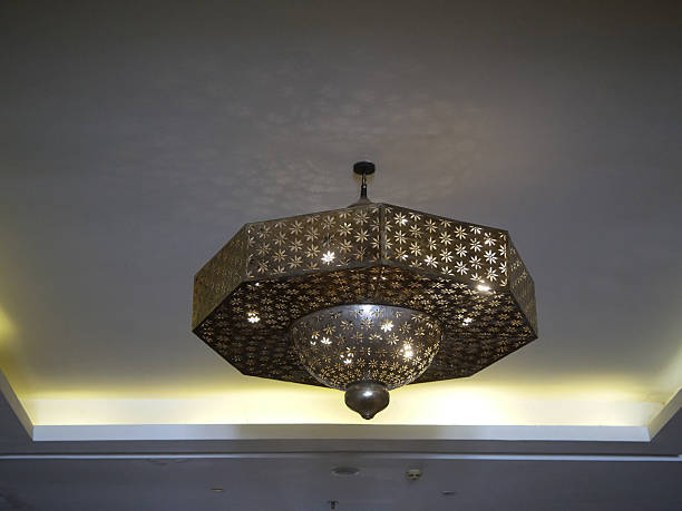 istock Ornate Metal Chandelier Hanging 2244110619