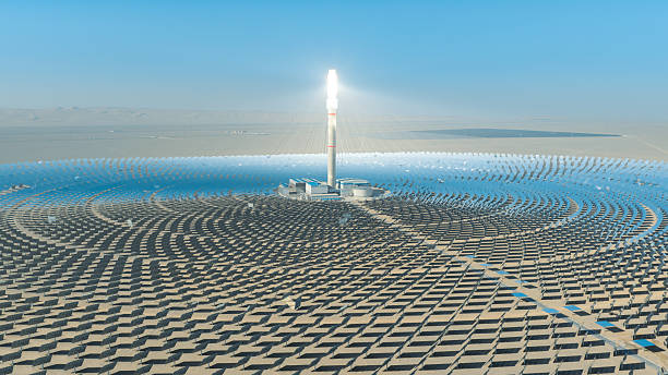 istock Concentrated solar thermal power plant 2244112782