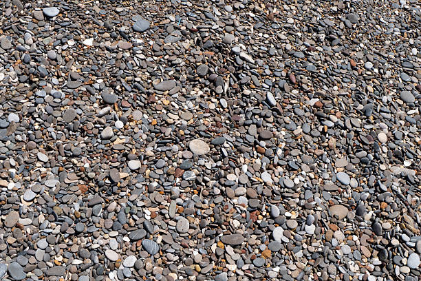 Colorful pebbles on the sea beach in Montenegro. Wallpaper
