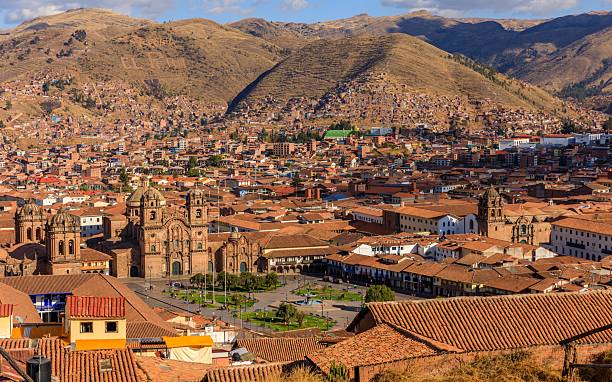 istock Panoramic view of Cusco, Peru, with historic architecture and mountains. 2244115806
