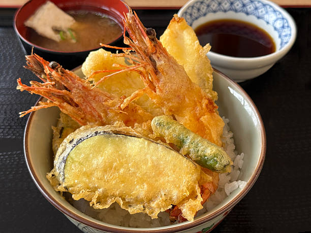 istock Shrimp and Vegetable Tempura Bowl 2244116290