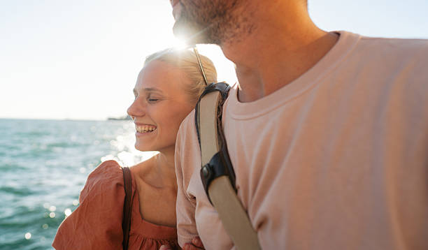 istock Heterosexual couple's roaming the city on their vacation 2244117656