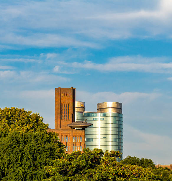A captivating view of Utrecht’s skyline captured during dawn. The city's rich architecture,  creates a stunning view.