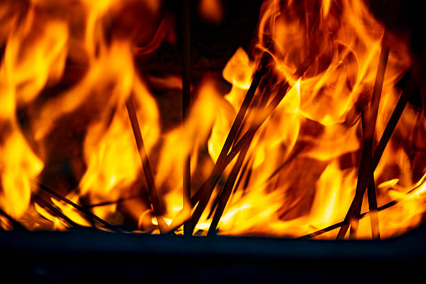 an extremely high volume of incense and accumulated incense ash