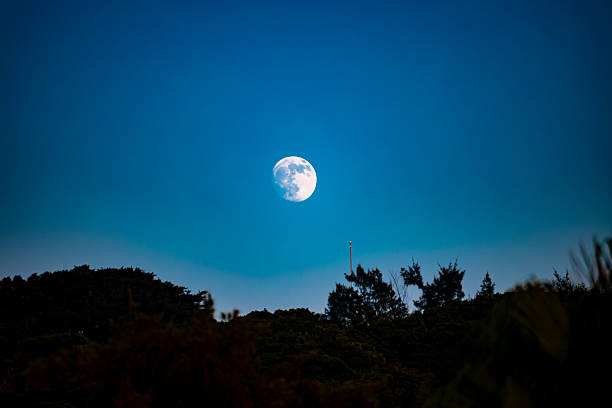 istock Tranquil Night: Moonlight Illuminating the Vast Night Sky 2244124136
