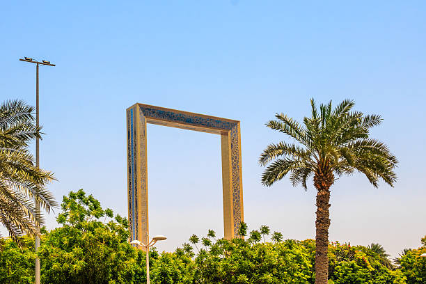 istock View of skyscrapers Dubai Frame in Dubai, UAE 2244124790