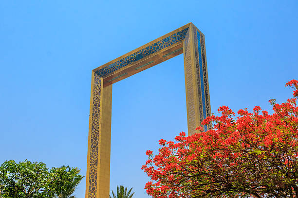 istock View of skyscrapers Dubai Frame in Dubai, UAE 2244124867