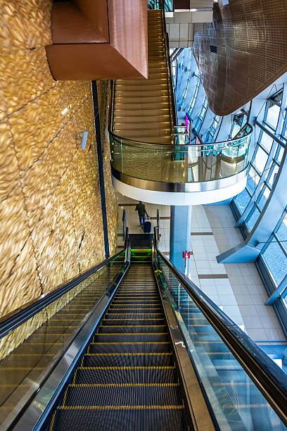 istock Interior of  metro station in Dubai, UAE 2244124892