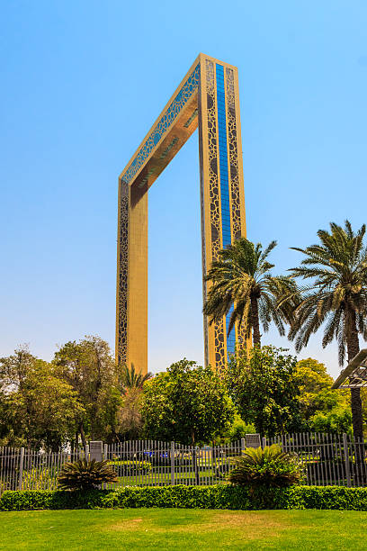 istock View of skyscrapers Dubai Frame in Dubai, UAE 2244124902