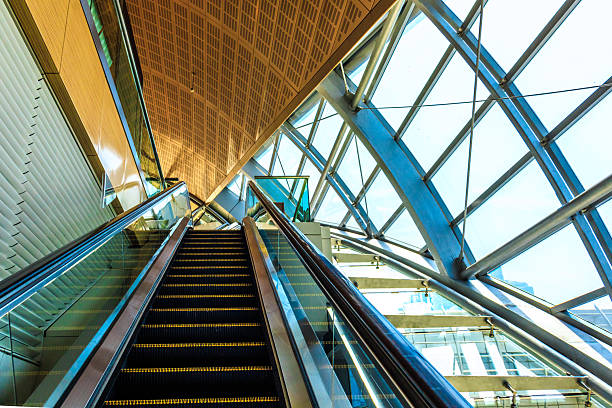 istock Interior of  metro station in Dubai, UAE 2244124904