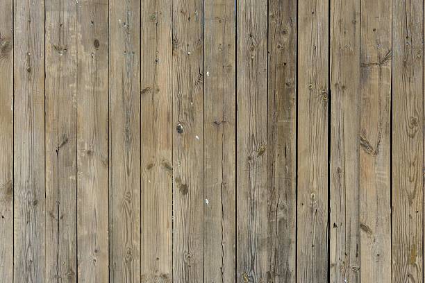 istock Wooden planks with natural grain, knots, and brown tones. 2244131987