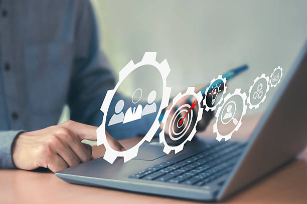 istock The concept of targeting marketing for target customers. 2244136895