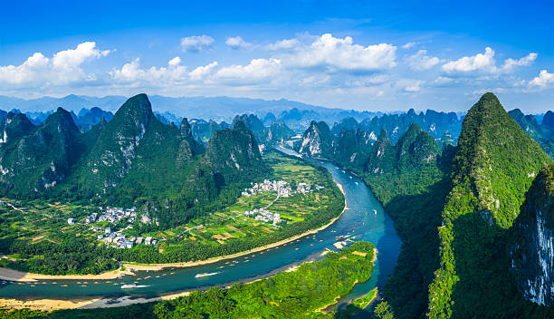 istock Famous karst mountain and river scenery in Guilin 2244138792