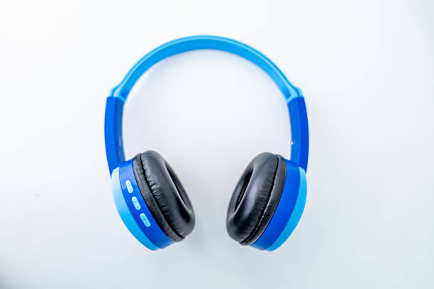 istock Blue children's wireless headphones 2244140220