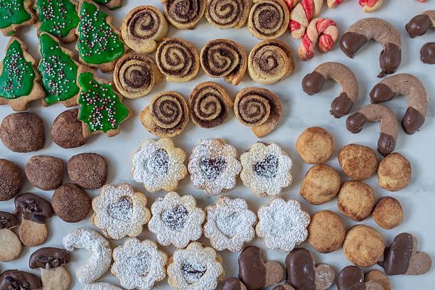 sweet home made german christmas cookies