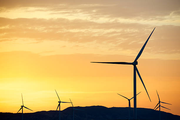 istock Wind turbine generators for clean electricity production 2244146799