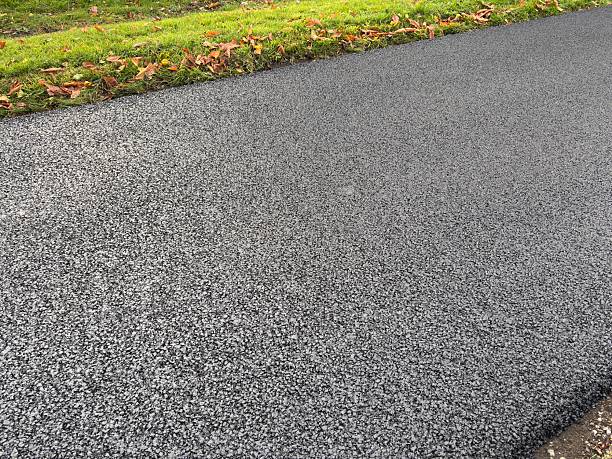 istock Newly laid tarmac road surface 2244152958
