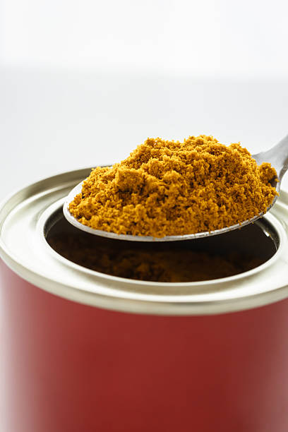 Japanese curry powder. The curry powder comes in a red can.