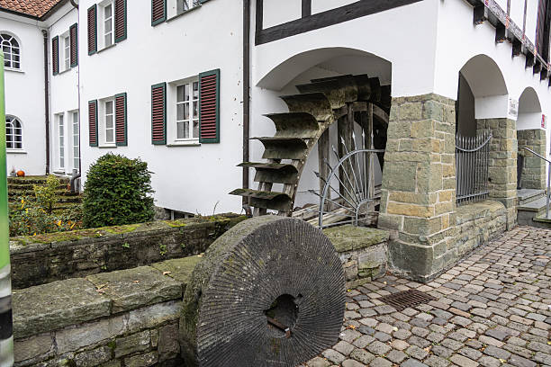 istock old water mill at creeck for energy in Paderborn 2244156196