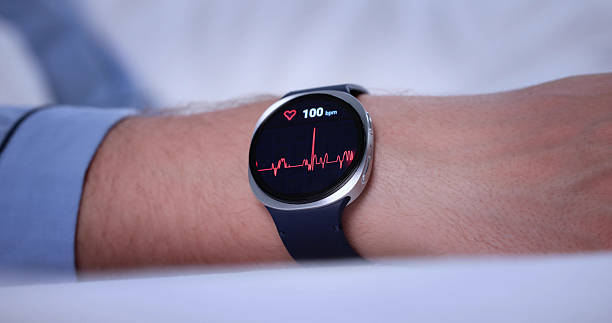 istock Man In Dark Tracks Heart Rate 2244161674
