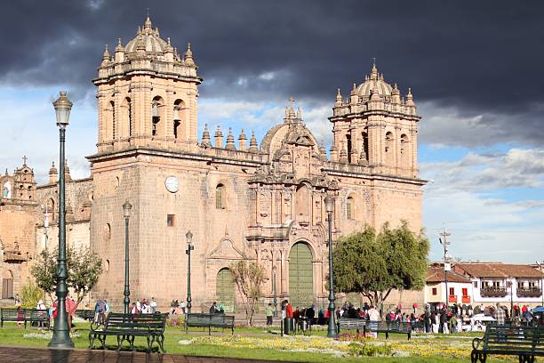 istock Smiling Traveler Enjoying a Sunny Day in Cusco 2244163072