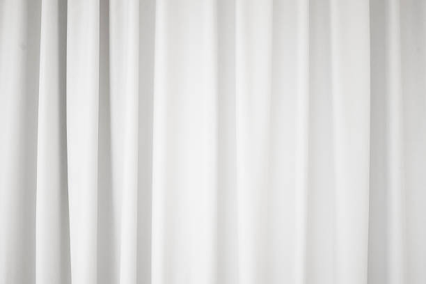 istock White curtain texture background for interior design with copy space for text or image. 2244166275
