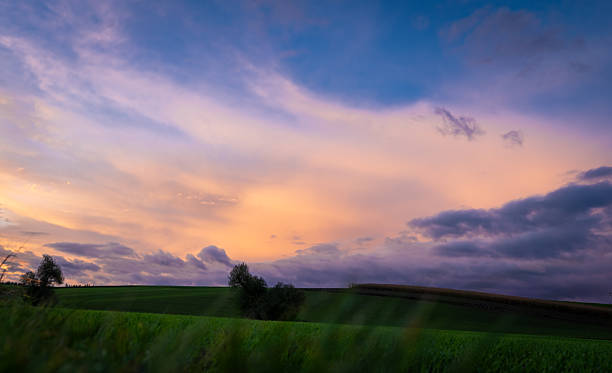 istock colorful dusk on a windy autumn day 2244170817