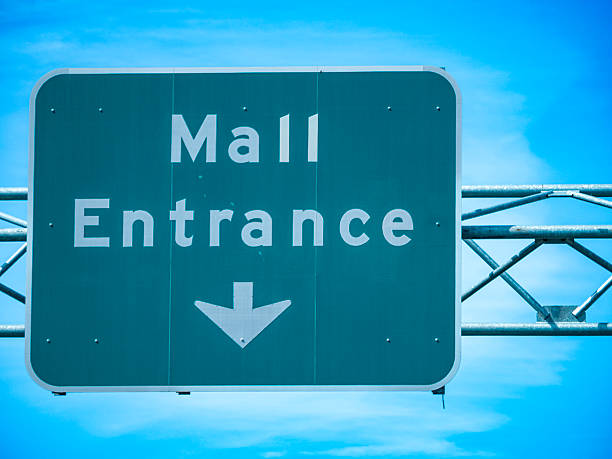 istock Mall Entrance Directional Sign on Highway Gantry 2244171664