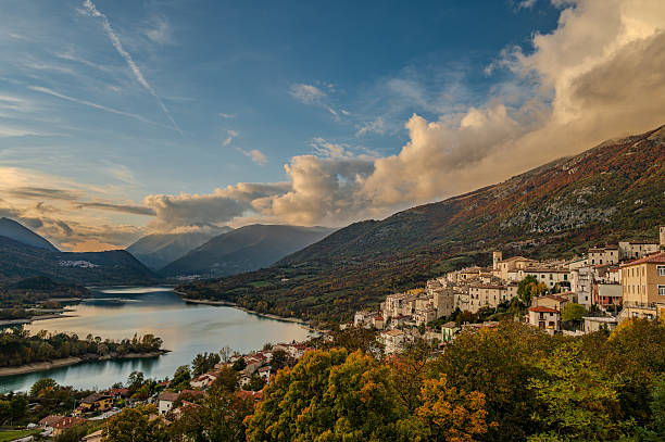 istock Barrea and its lake. Abruzzo. Spectacular autumn panorama 2244184298