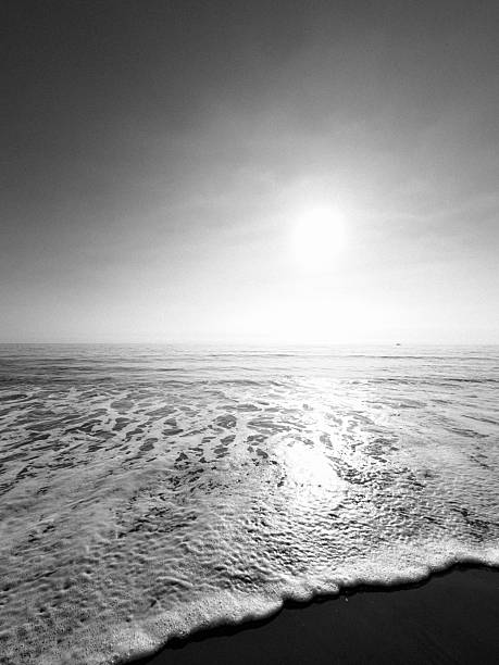 istock Seascape in black and white 2244185259