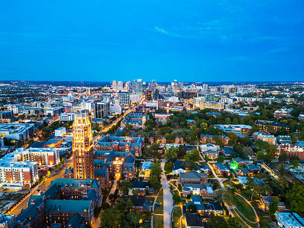 istock Nashville skyline and Vanderbilt University at dusk 2244185524